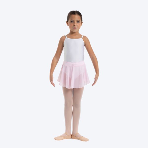 Intermezzo Girls Wrap Ballet Skirt with Meryl® Waist – Pink - Echappe